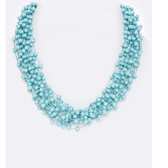 Jewelry - FIRM❗️ Turquoise Layer Beaded Necklace